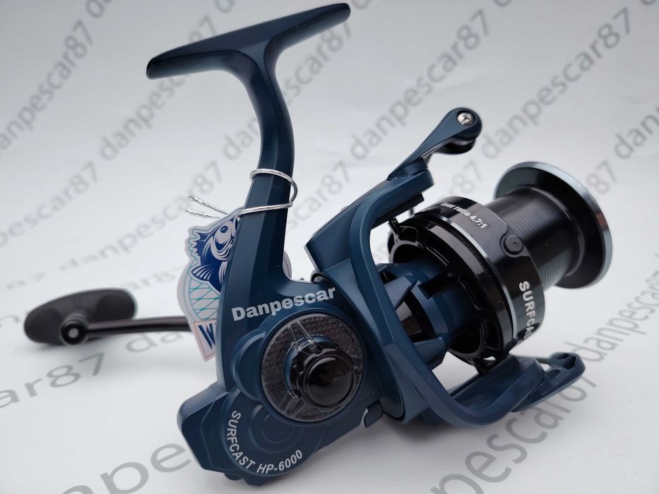 SET 4 Mulinete crap Wind Blade SURFCAST HP6000 Long Cast 0,30mm 350m