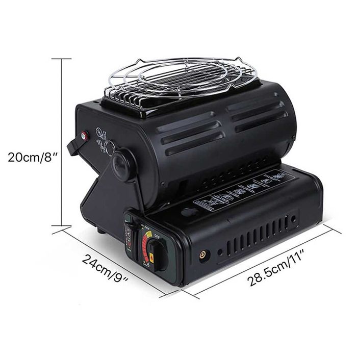 Преносима газова печка, 1.3 kW керамична горелка,  25 х 24 х 20 см