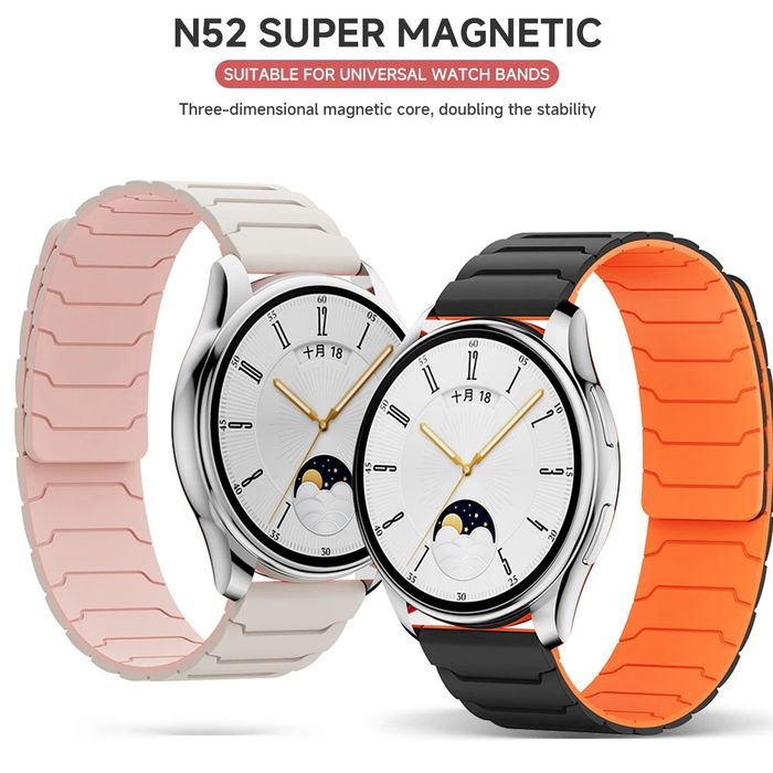 MAGNETIC 2 Магнитна каишка за Huawei Watch / Samsung / Garmin / Apple / Xiaomi / Amazfit