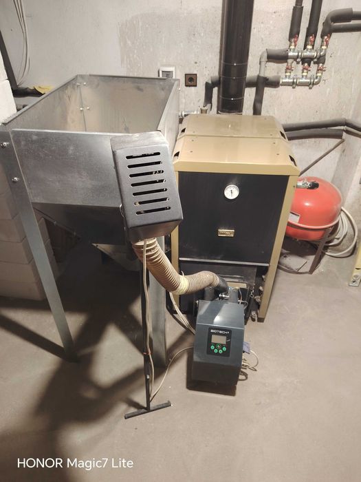 Пелетен котел  комплект