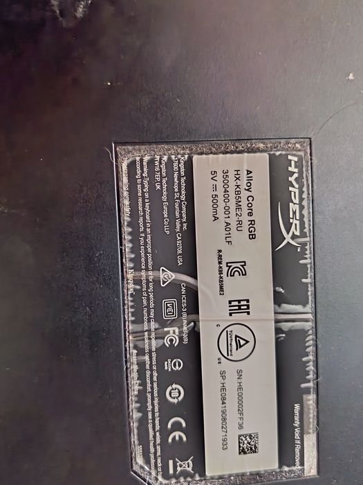 Продам мышь Razer и Клавиатуру hyperX