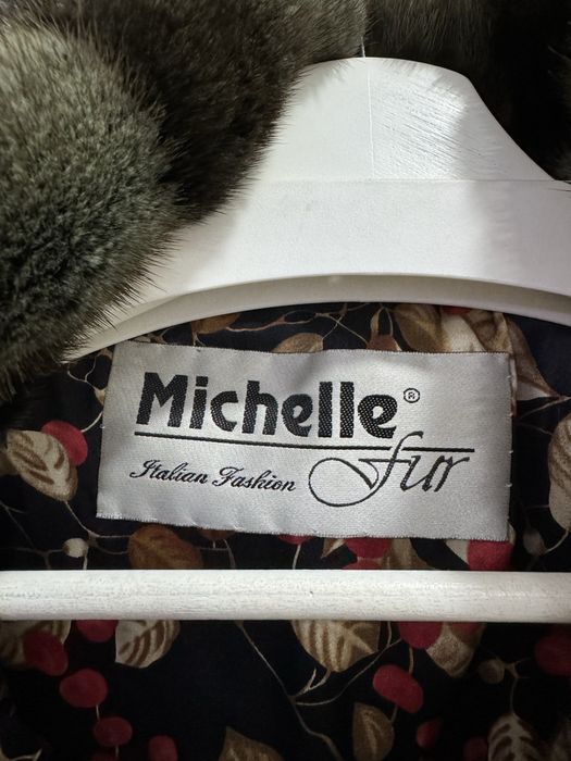 Шуба из каракуля и норки