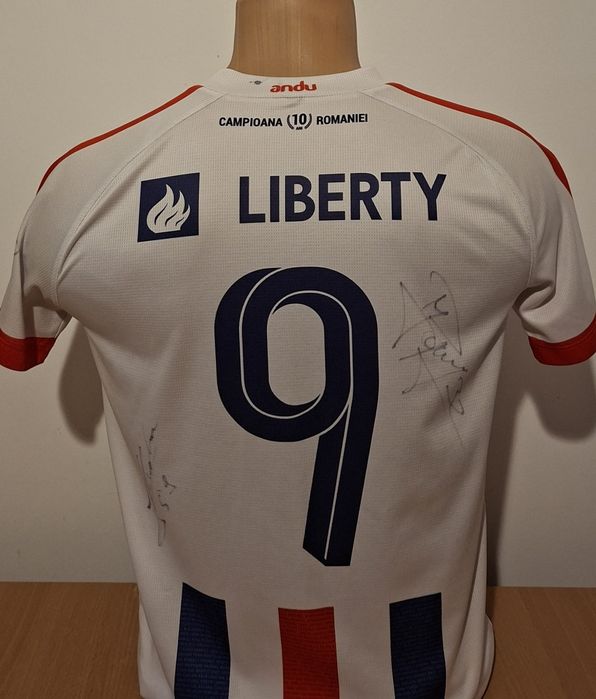 Tricou Otelul Galati cu semnaturi model 2020 - 2021 colectie