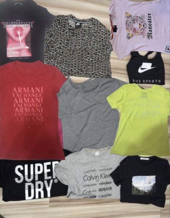 Дамски тениски Armani, Guess, Nike, Calvin Klein, Ginza, Superdry
