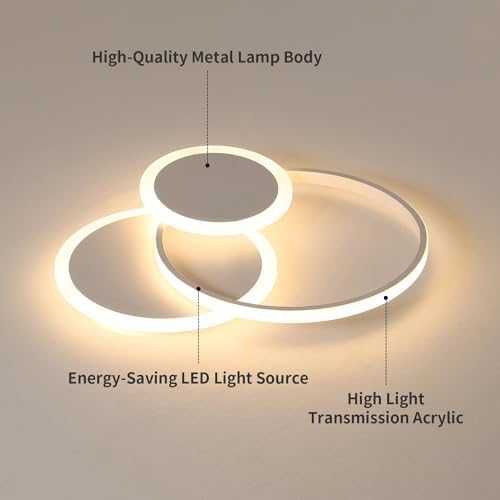 LXJCSM LED плафон 32W Ø42 см с дистанционно управление