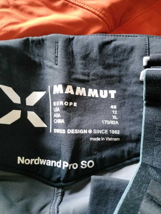 pantaloni munte ski mammut eiger extreme noi