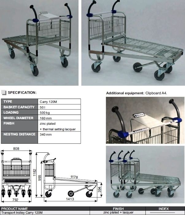 Carucioare cosuri noi si  second hand