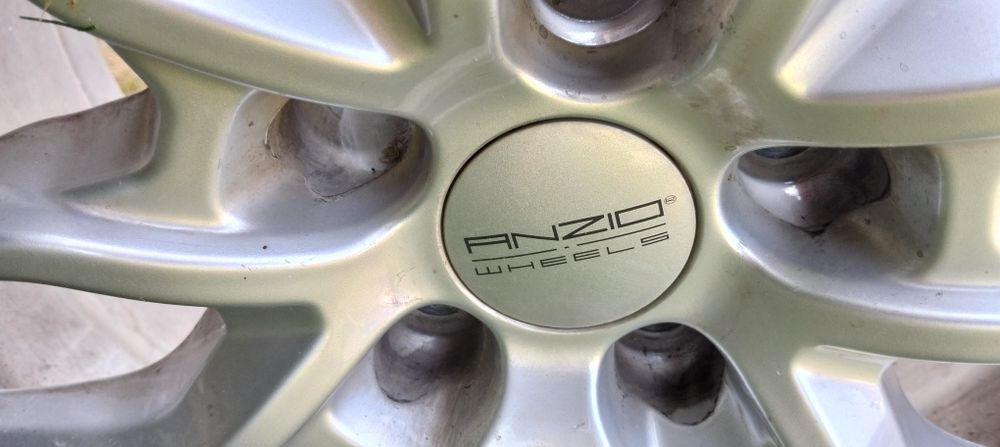 Set 4 Jante Aliaj ANZIO R17 5x114.3 (Ca Noi) + Bonus 2 Anvelope Vară + Prezoane