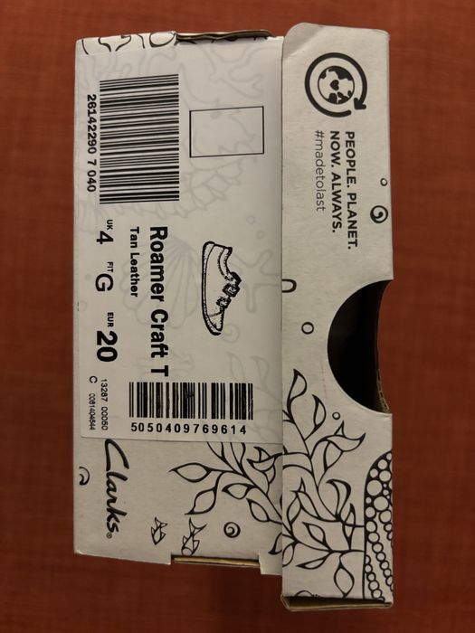 Pantofi primii pasi Clarks m20