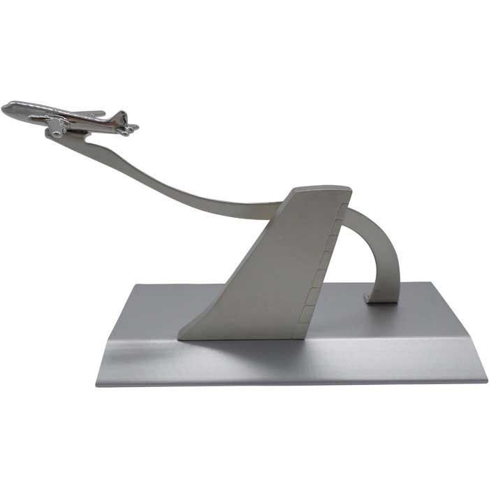 Визитница настольная с самолетом