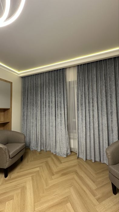 Шторы замер установка