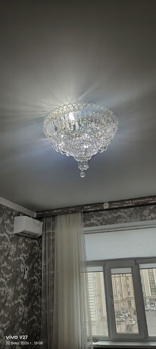 Жаксы жагдайдагы хрусталь люстра сатылады