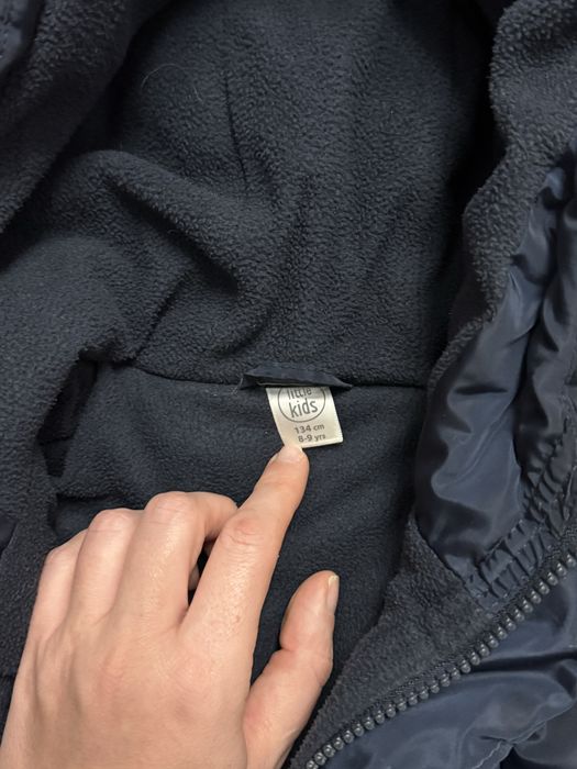 Vand geaca groasa baieti 134 cm