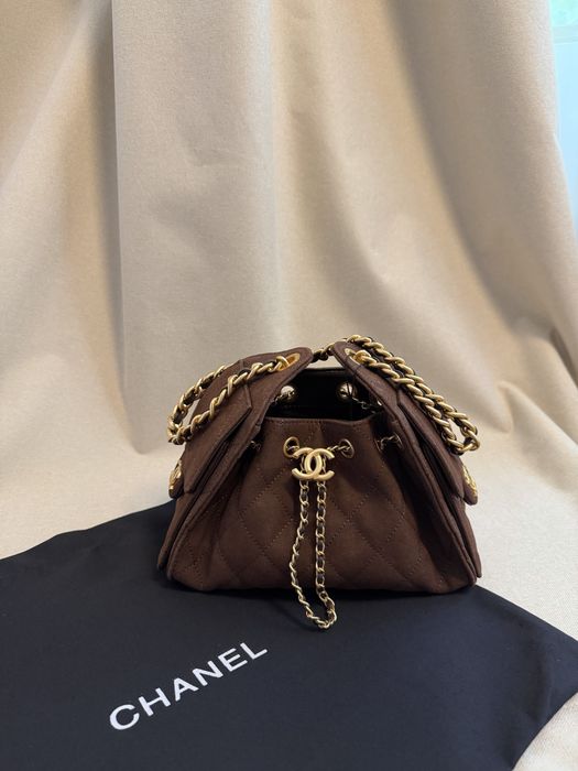 Geanta chanel hobo bag piele naturala