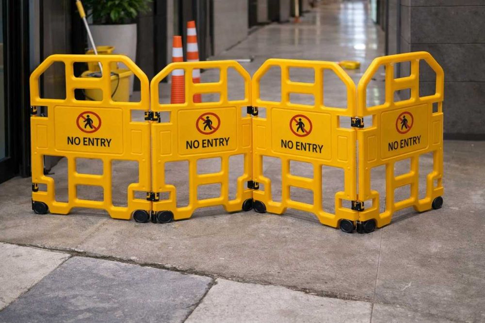 Ограждения забор для эскалаторов