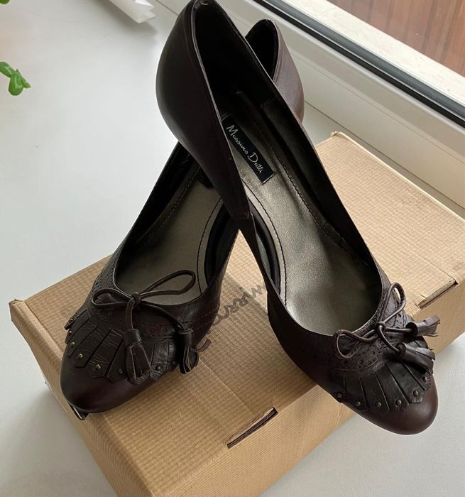 Туфли кожаные Massimo Dutti