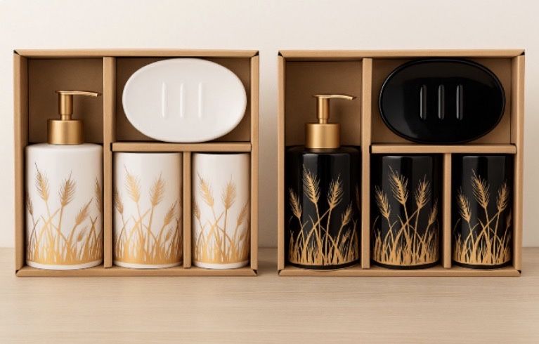 Луксозен комплект за баня от 4 части