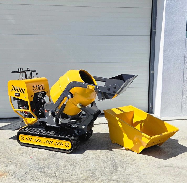 Betoniera pe senile/Dumper Lubeck B-150 -  Nou - Garantie 2 Ani