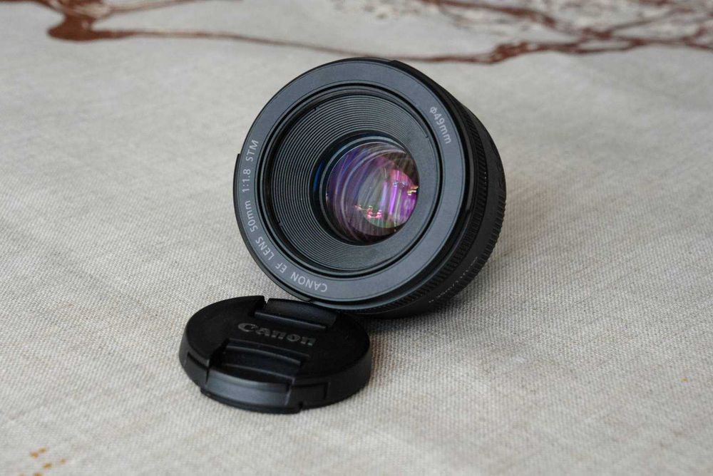 Obiectiv foto Canon EF 50mm F/1.8 STM, autofocus