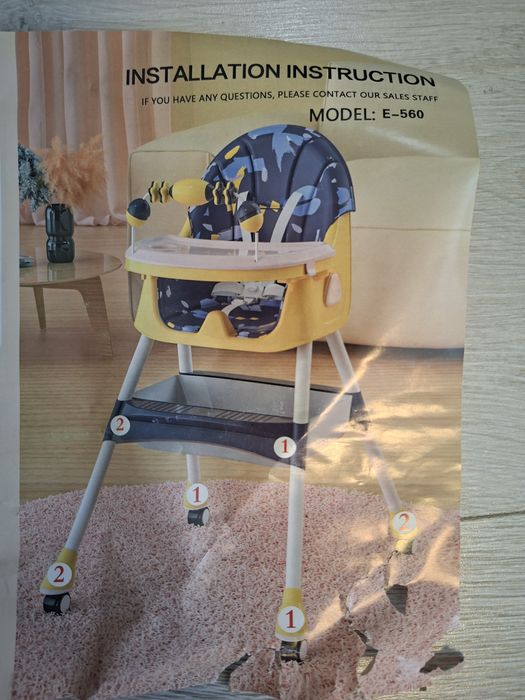 Продам детский стульчик для кормления НОВЫЙ