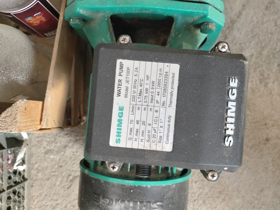 Насос электродвигателмен бирге