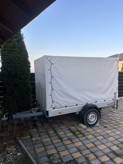 Remorca aluminiu UNSINN•1.3 t• sistem franare