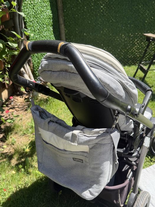 Продавам количка Peg Perego Book S 2в1 – кош за новородено + седалка