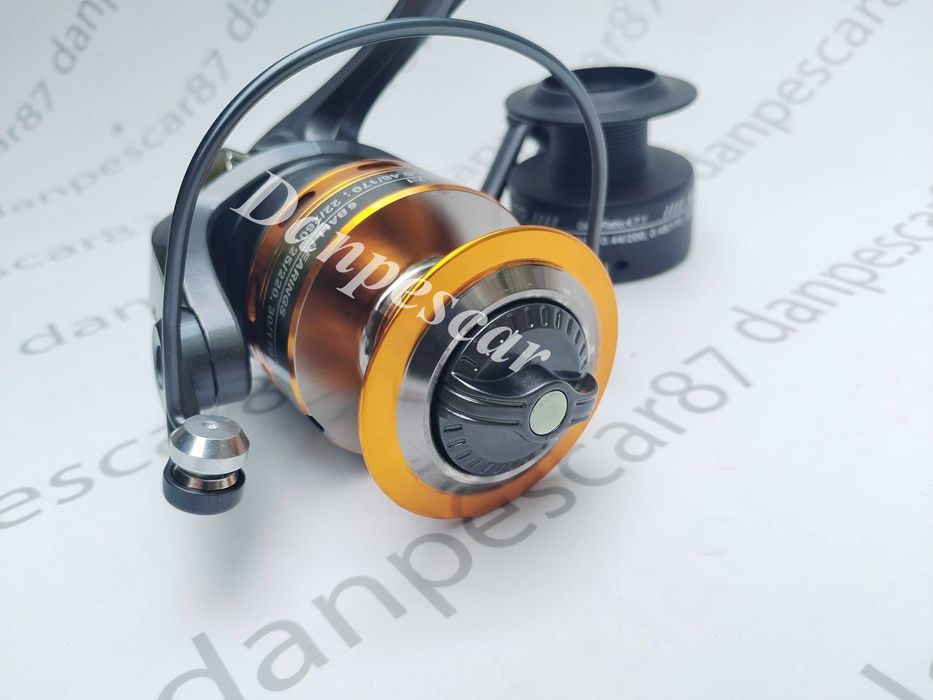 SET 4 Mulinete FL EFB6000 6 rulmenti pentru crap si tambur rezerva