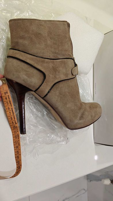 Оригинални женски боти Nine West от естествен велур