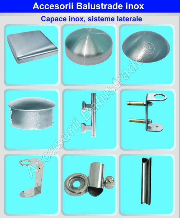 Balustrade inox, piese si accesorii