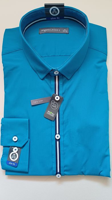 Cămăși slim mânecă lungă noi, cu etichetă