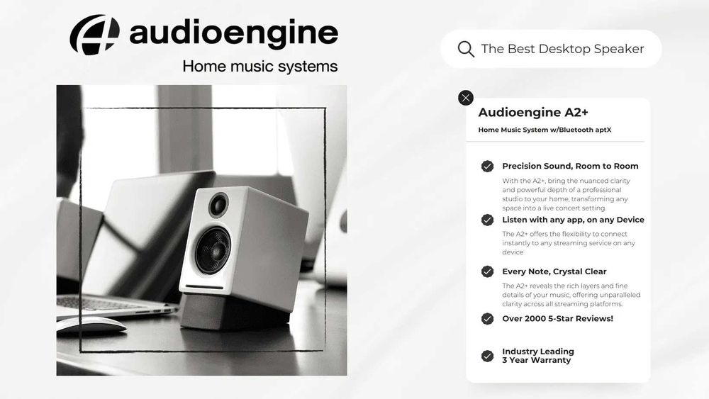 Audioengine A2+ Wireless Speaker Set