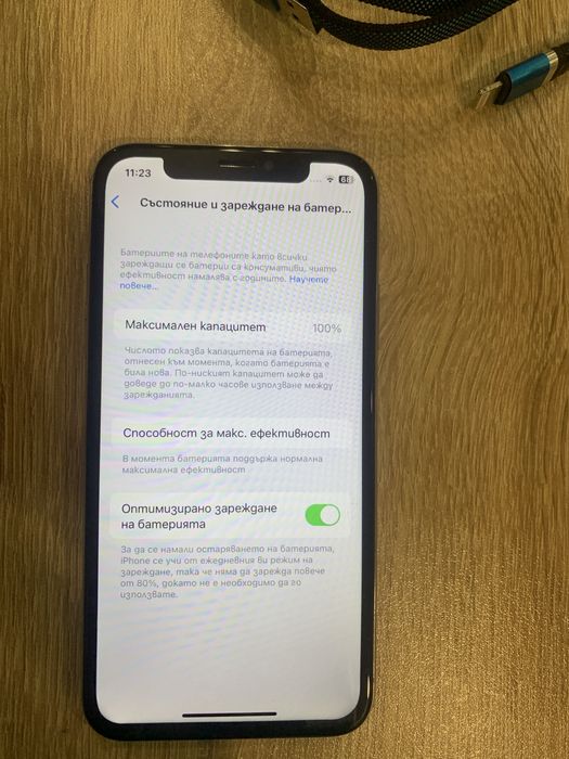 Iphone X 256 gb, 100%