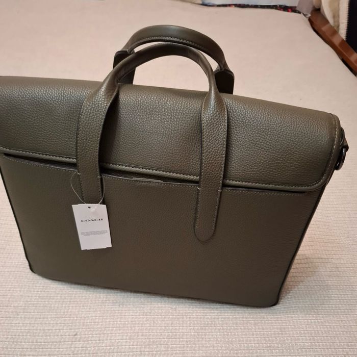 Кожанная сумка Coach