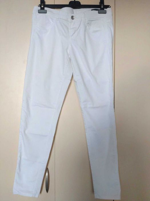 Бели дънки Benetton Skinny номер 40 - 25 лв