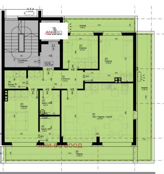 Продава се Четиристаен апартамент в Варна, Левски - 144 кв.м за 1301 €/кв.м - Снимка #4
