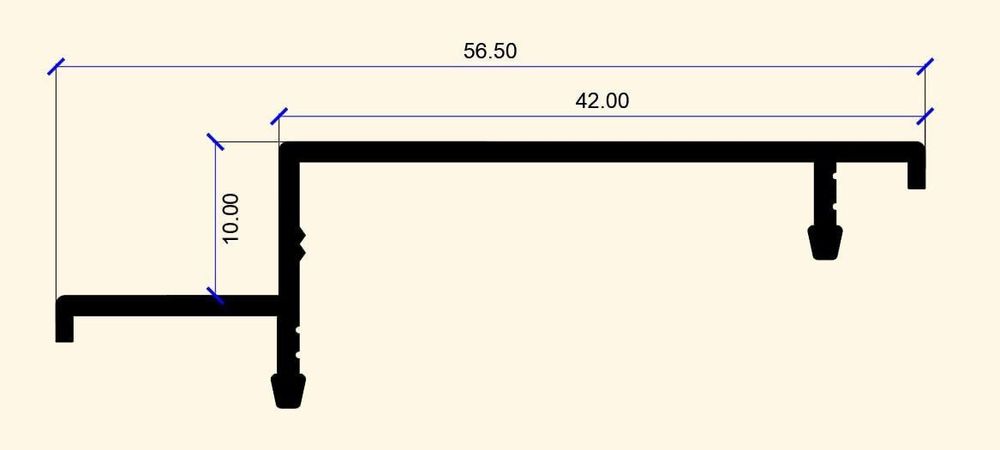 Алюминиевые профили для скрытого монтажа