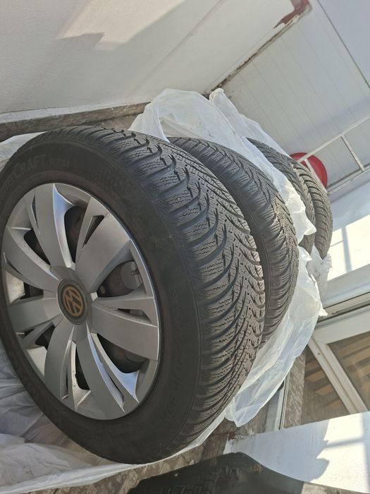 Set 4 jante/roti iarna passat/ VW  r16 215 55 16
