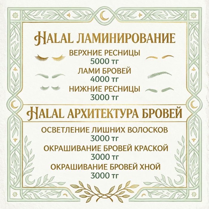 Халал ламинирование