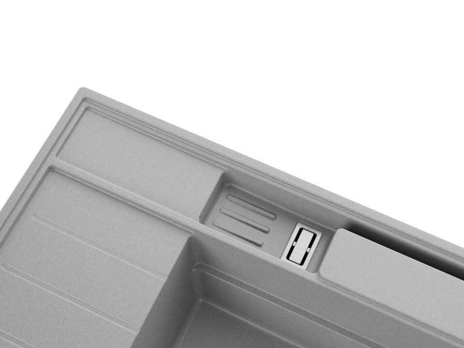 Сив гранитна кухненска мивка Сидни 620-45 Pocket Ergo Multilevel
