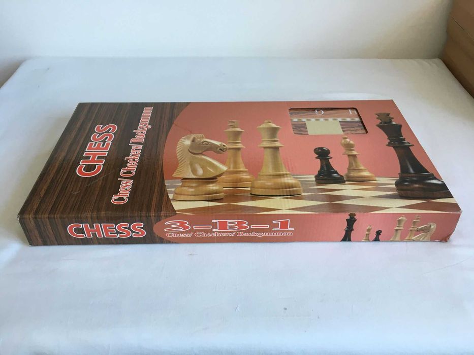 Sah și table 3 in 1 - 48/48 cm sau 40cm/40cm. SIGILAT!