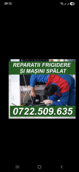 Reparatii&Vanzari Frigidere/Masini Spalat - Deplasare Rapida(3h)