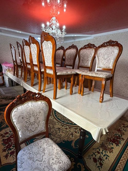 Стол 5 м стуля 20 шт