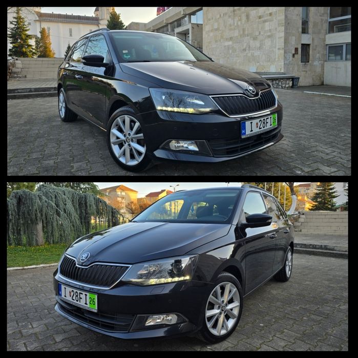 Skoda Fabia 3 Limited Edition 2017 1.4TDI 105CP Led Navi Încălzire Scaune Pilot Automat Alcantara Xenon  Senzori Parcare
