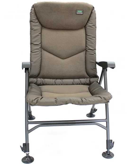 Scaun Pescuit ZFISH DELUXE- Green / Camo - Spatar Inalt Reglabil 8 Pozitii