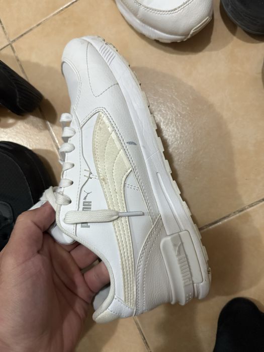 Оригинални бели маратонки Puma №40.5 / EU 40.5 – отлично състояние
