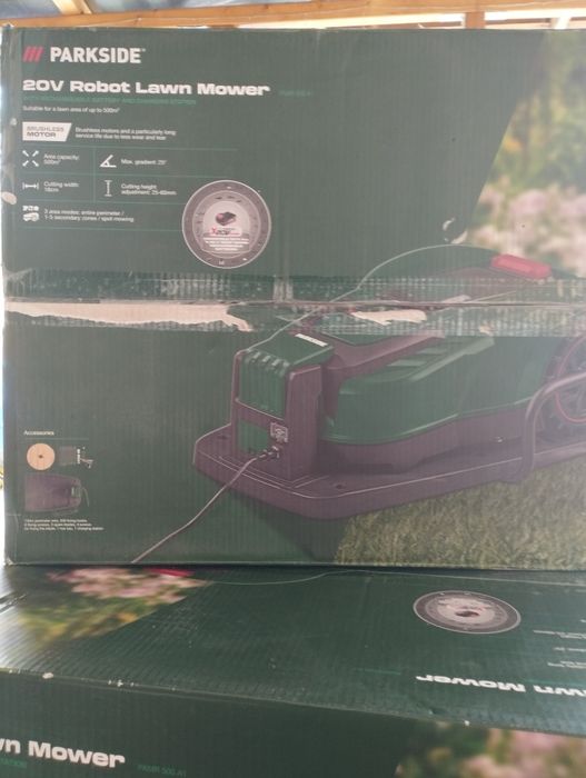 Vând robot tuns iarba PARKSIDE PAMR 500 A1 - sigilat cu garantie