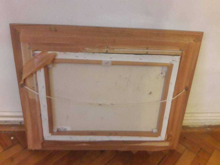 Tablou pictura pe panza cu rama din lemn
