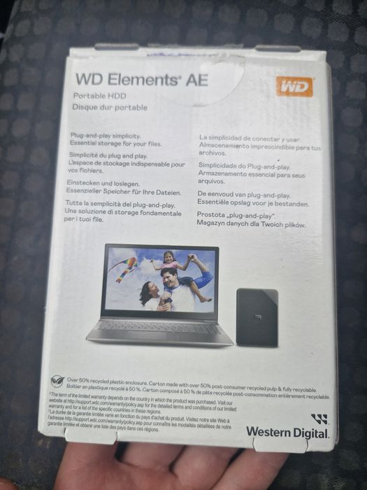 WD 4tb HDD NOU nefolosit