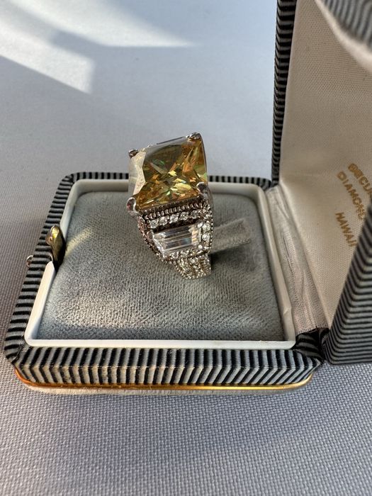 Inel din argint si cubic zirconia